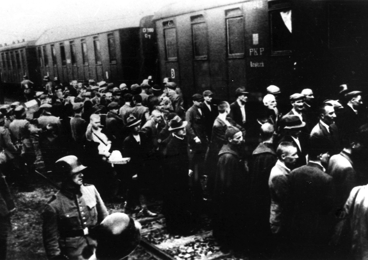 First transport to Auschwitz Tarnow 14th June 1940