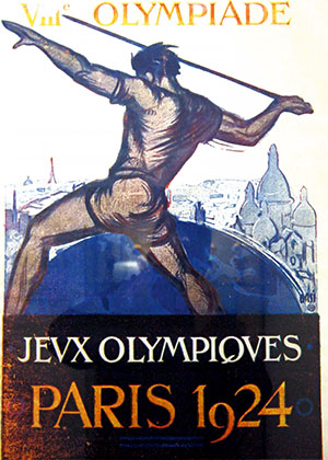 Affiche des jeux olympiques de Paris de 1924