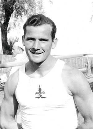 Czeslaw Sobieraj kajakarz lipiec 1938